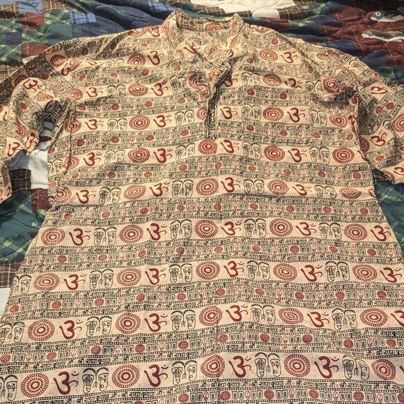 Mens Aum Kurta for Navratri Garba - Picture 1 of 4
